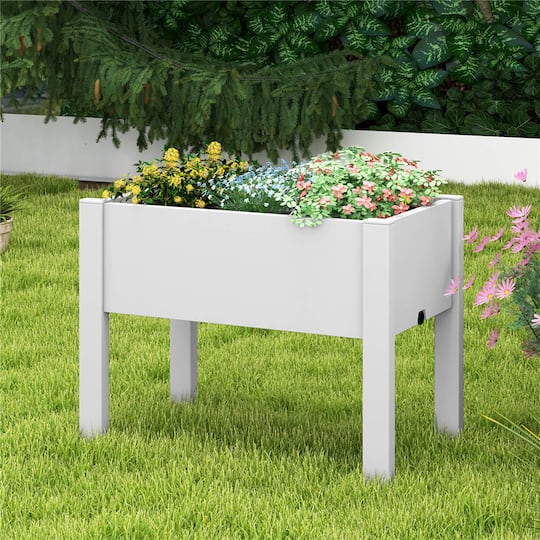 Costway 14gal. Raised Garden Bed with Water Level Indicator & Drainage Hole